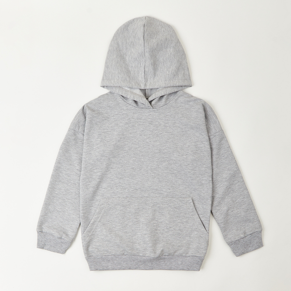 Худі Garnamama Basic Hoodie 2-х нитка 116 Сірий (1054240.1140883) - Pampik - 3