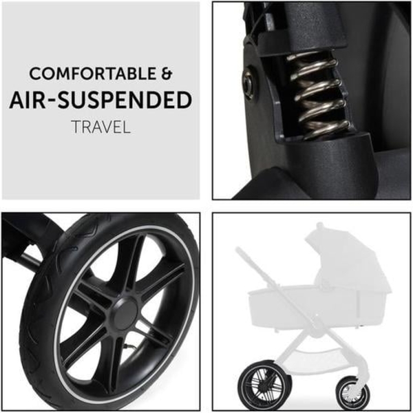 Універсальна коляска 2 в 1 Hauck Walk N Care Air Dark Grey (16548-5) - Pampik - 9