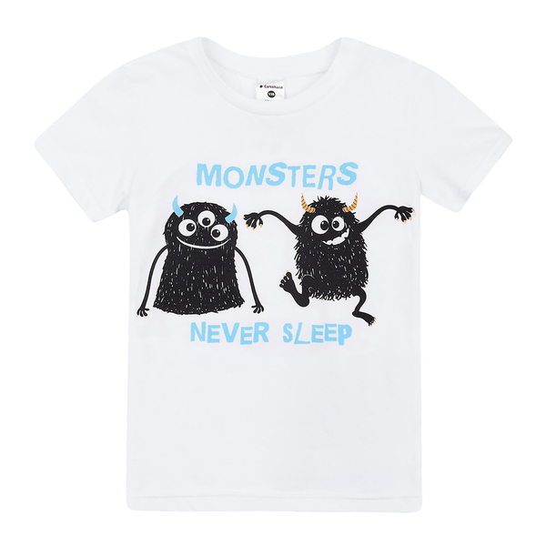 Футболка Garnamama Neon t-shirt, р.128, білий (978322.1333933) - Pampik