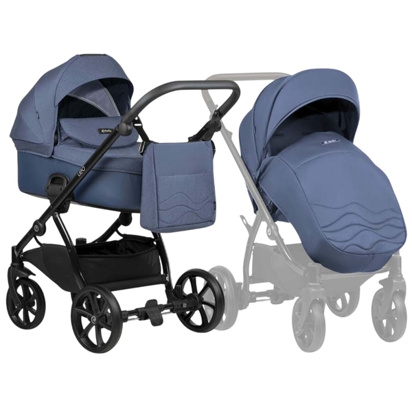 Універсальна коляска 2 в 1 Tutis LEO+ Indigo - Pampik