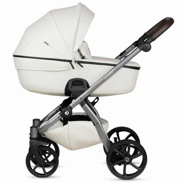 Универсальная коляска 2 в 1 Tutis UNO 5+ Leather collection Black Sesame - Pampik - 3