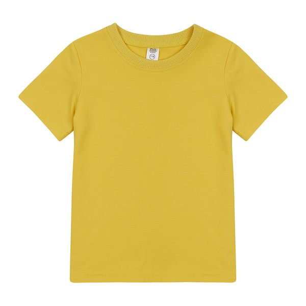 Футболка Garnamama Basic t-shirt new, р.146-152, жовтий (871850.798826) - Pampik