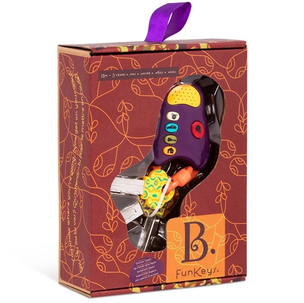 Развивающая игрушка Battat Ключики, фиолетовый (BX1200Z) - Pampik - 7