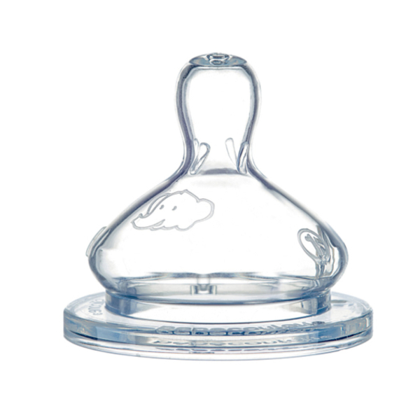 Соска силиконовая Bebe Confort Emotion, круглая, размер S1, медленный и средний поток, 2 шт. (3102209000) - Pampik