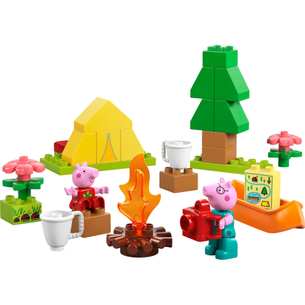 Конструктор LEGO DUPLO Peppa Pig Туристический поход, 32 детали (10452) - Pampik - 5
