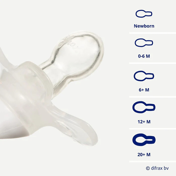 Пустушка силіконова Difrax Natural Uni, 20+ міс, Wildberry (UN803 Wildberry) - Pampik - 4