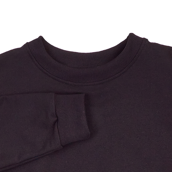 Світшот Garnamama Basic Sweatshirt 2-х нитка 122 Чорний (947299.1303601) - Pampik - 6