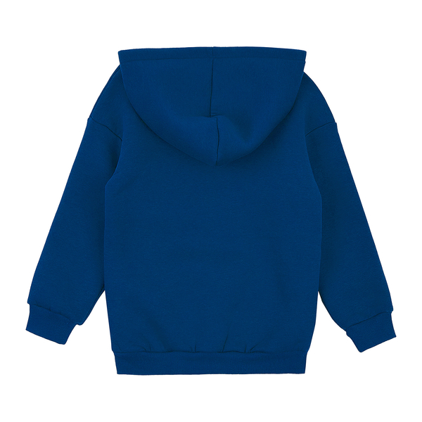Худі на флісі Garnamama Basic Hoodie soft принт 122 Синий (1039775.13978815) - Pampik - 2