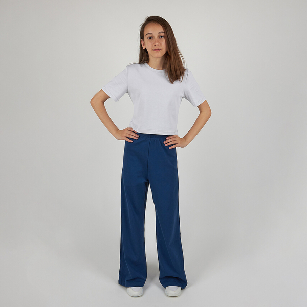 Штани-палаццо Garnamama Lasting palazzo pants summer 122 Синій (996946.1353392) - Pampik