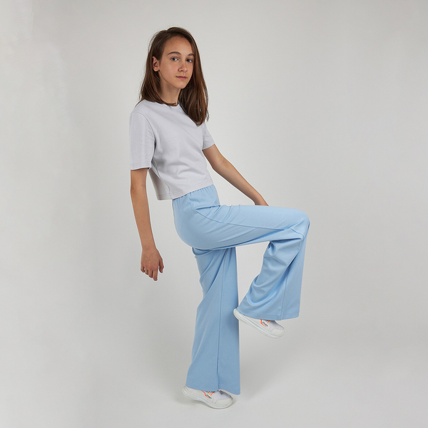 Штани-палаццо Garnamama Lasting palazzo pants summer 176 Блакитний (996939.1353393) - Pampik