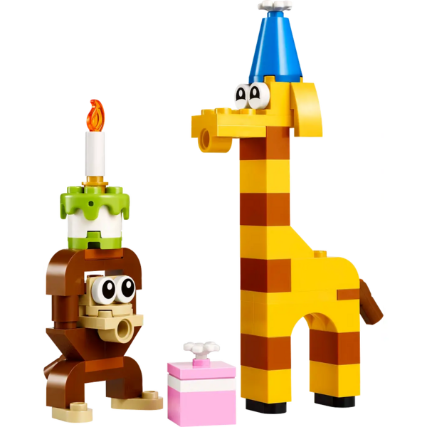 Конструктор LEGO Creator Праздничные животные ко дню рождения, 60 деталей (30689) - Pampik - 4