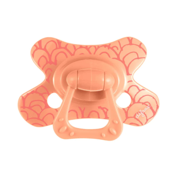 Пустышка силиконовая Difrax Natural Peachy Arches, симметричная, 12+ мес. (804 Peachy_arches) - Pampik