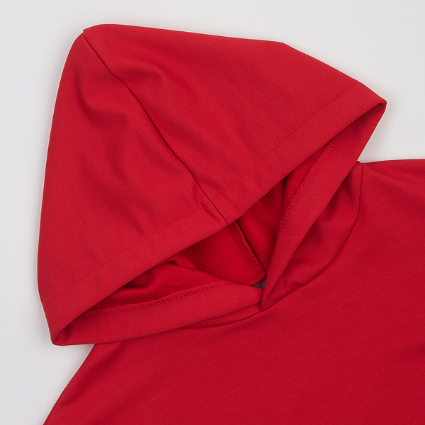 Худі Garnamama Basic Hoodie 2-х нитка +наклейка модне дитинство 110 Красный (1049185.1416156) - Pampik - 3