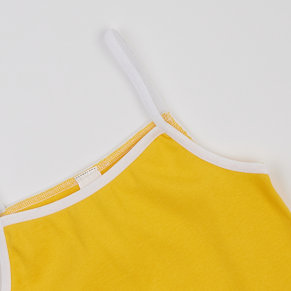 Майка Garnamama UnicornI LOVE ART Vests 1 110-116 Жовтий (1035748.1400992) - Pampik - 4