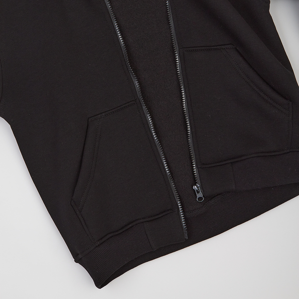 Спортивна кофта Garnamama Oversize sport zip на молнии с капюшоном 146-152 Черный (1043390.1408201) - Pampik - 2