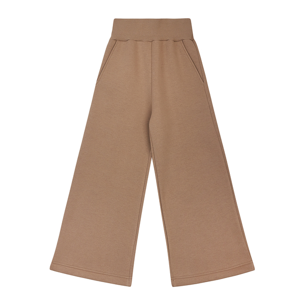 Спортивні штани на флісі Garnamama Oversize sport прямі 140 Бежевий (1041391.1407263) - Pampik