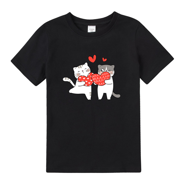 Футболка Garnamama Basic t-shirt Love is 158-164 Чорний (1035178.1400525) - Pampik