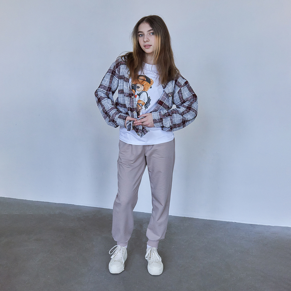 Спортивні штани Garnamama Season 2025, р.128, бежевий (1051099.1417282) - Pampik - 8