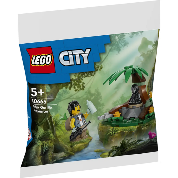 Конструктор LEGO City Встреча с малышом горилы, 34 детали (30665) - Pampik - 4