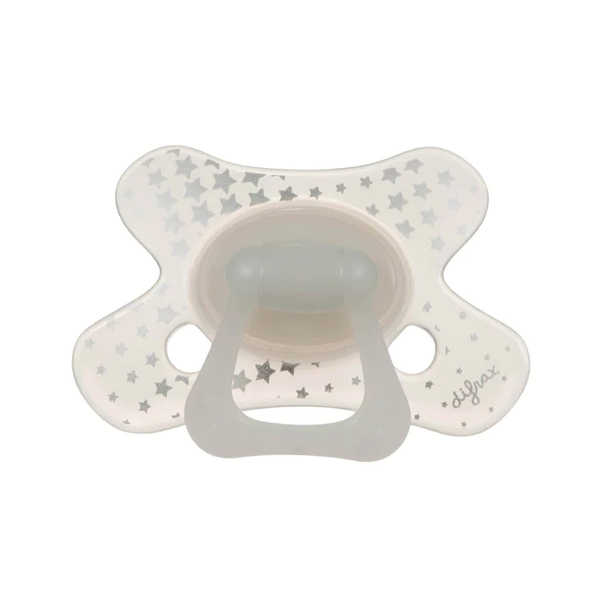 Пустушка силіконова Difrax Natural Night, симетрична, 6+ міс. (GL127) - Pampik