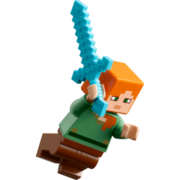 Конструктор LEGO Minecraft Бой в пещере с зарослями, 40 деталей (30705) - Pampik - 2