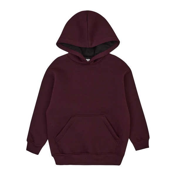 Худі на флісі Garnamama Oversize sport Big 122-128 Бордовий (1043357.1407297) - Pampik - 3