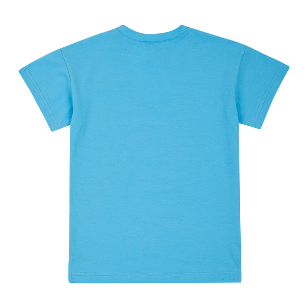 Футболка Garnamama Summer 2024 t-shirt oversize без кишені 146-152 Голубой (1001924.1353422) - Pampik - 2