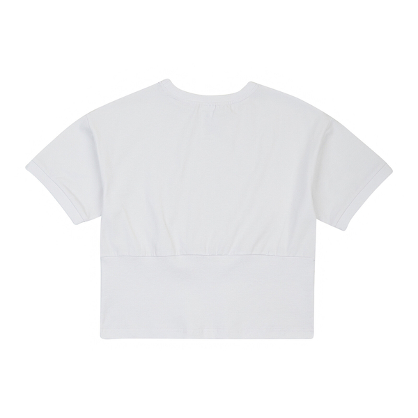 Футболка Garnamama Basic t-shirt elastic 170 Білий (988643.1344791) - Pampik - 4
