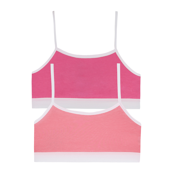 Ліф Garnamama Basic crop tops 2-pack 98-104 Розовый (816933.1171543) - Pampik - 2