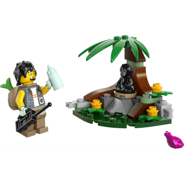 Конструктор LEGO City Встреча с малышом горилы, 34 детали (30665) - Pampik - 2