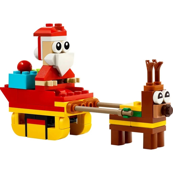Конструктор LEGO Creator Поїздка на санчатах Санти 73 деталі (30670) - Pampik - 2
