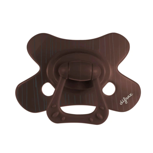 Пустышка силиконовая Difrax Natural Chocolate Lines, симметричная, 20+ мес. (803 Chocolate_lines) - Pampik