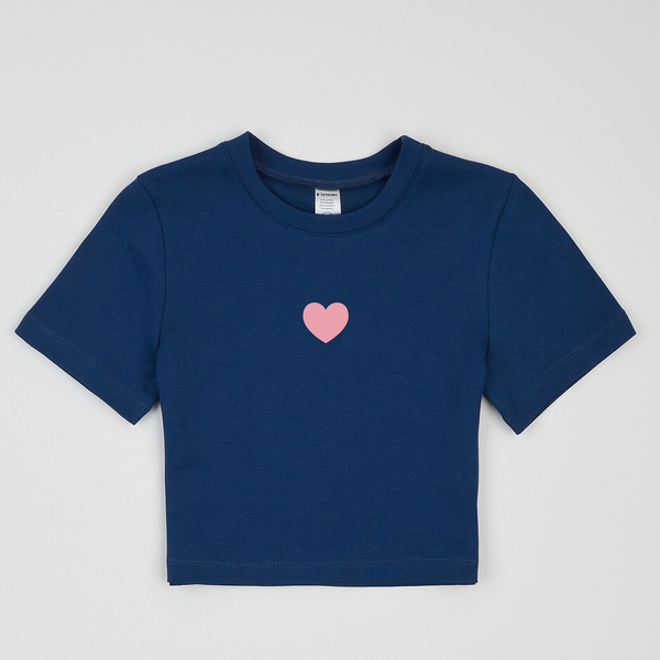 Кроп-топ Garnamama Sky crop t-shirt 122-128 Синий (999215.1359367) - Pampik