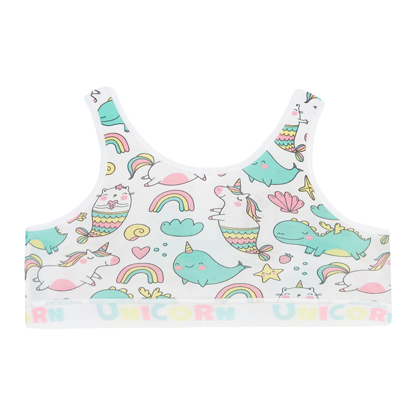 Ліф Garnamama Unicorn Crop Tops elastic 158-164 Белый (776670.1116832) - Pampik - 2