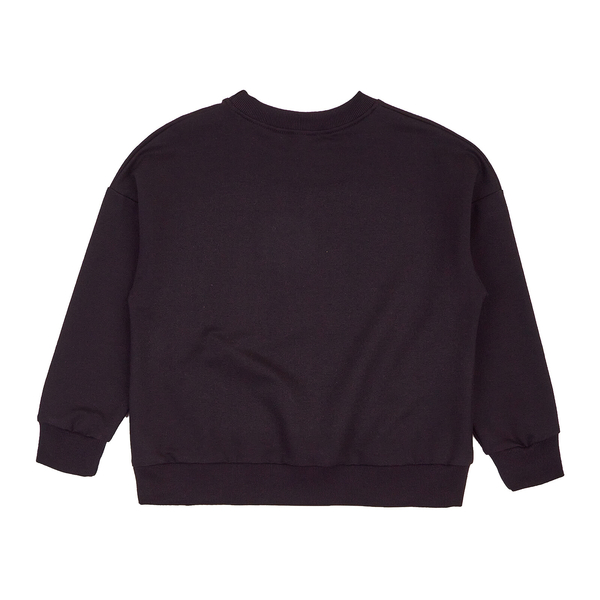 Світшот Garnamama Basic Sweatshirt 2-х нитка 134 Чорний (947302.1303601) - Pampik - 5