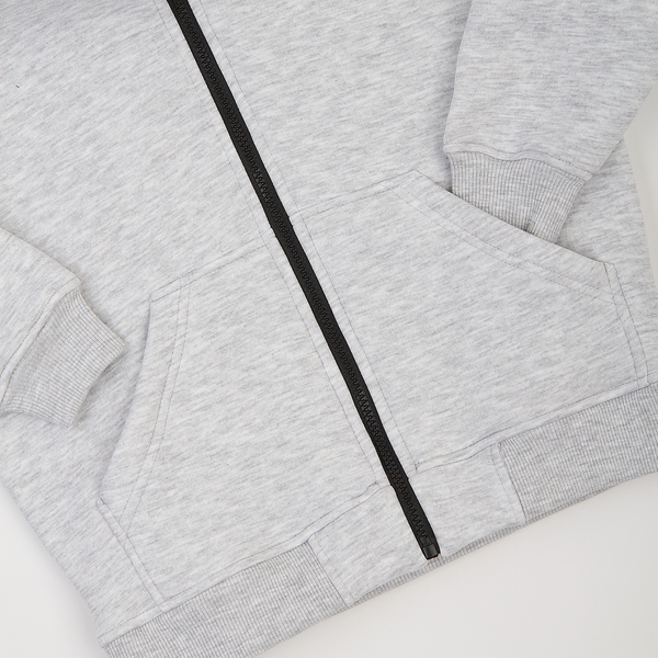 Спортивна кофта Garnamama Oversize sport zip на блискавці з капюшоном 122-128 Сірий (1043365.1408202) - Pampik - 9