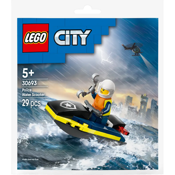 Конструктор LEGO City Полицейский катер, 29 деталей (30693) - Pampik