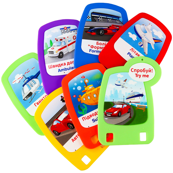 Інтерактивна двомовна іграшка Kiddi Smart Потяг Смарті, укр/англ (4231T-KS) - Pampik - 8