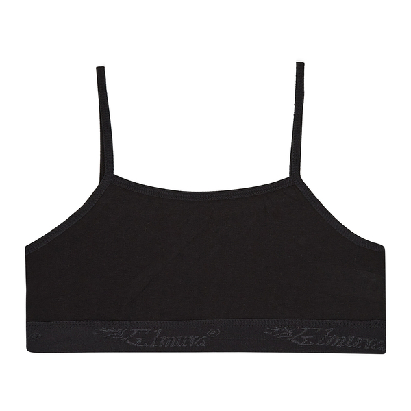 Ліф Garnamama Basic crop tops girl 122-128 Черный (986556.1190156) - Pampik - 2