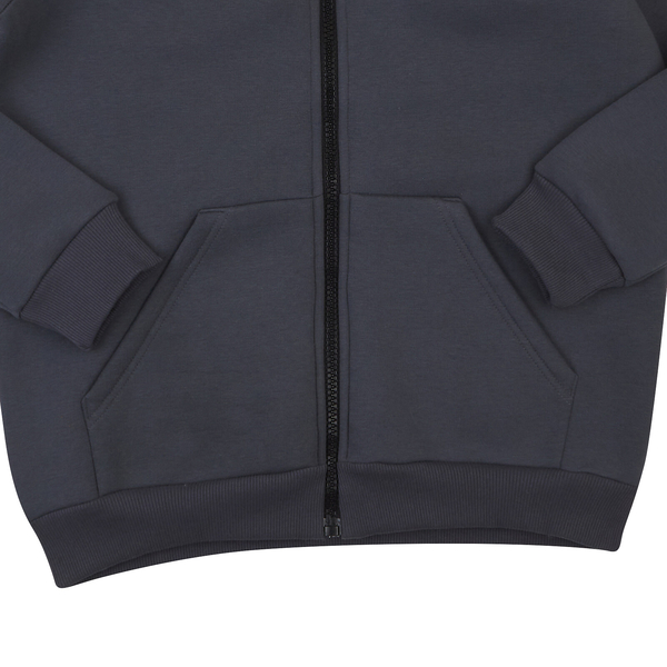 Спортивна кофта на флісі Garnamama Jacket children 122 Серый (957713.1310262) - Pampik - 8