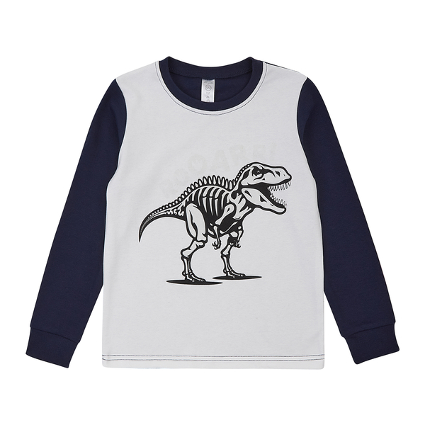 Лонгслів Garnamama Neon LS 134 Білий Синій (1027990.13336615) - Pampik