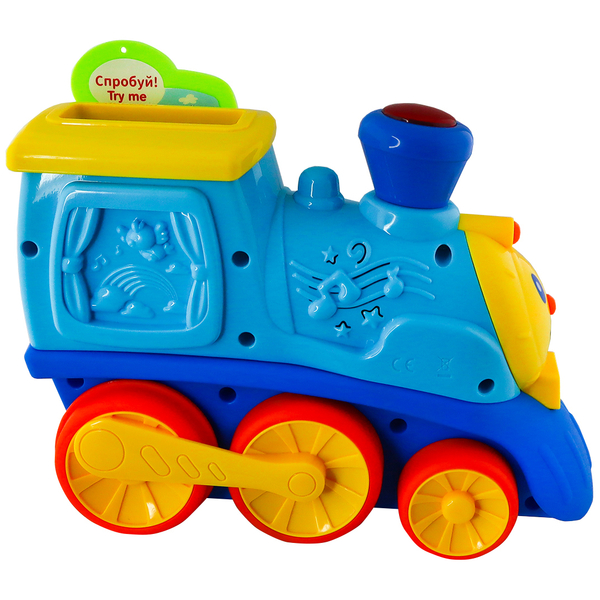 Інтерактивна двомовна іграшка Kiddi Smart Потяг Смарті, укр/англ (4231T-KS) - Pampik - 4