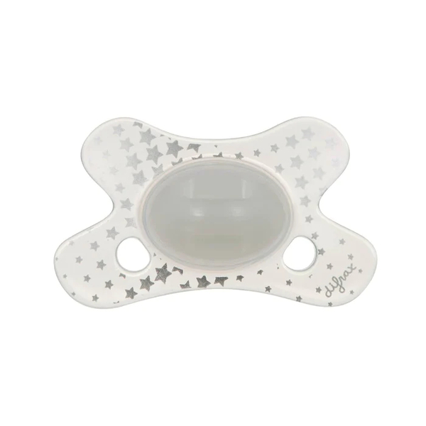 Пустушка силіконова Difrax Natural Night, симетрична, 0+ міс. (GL123) - Pampik