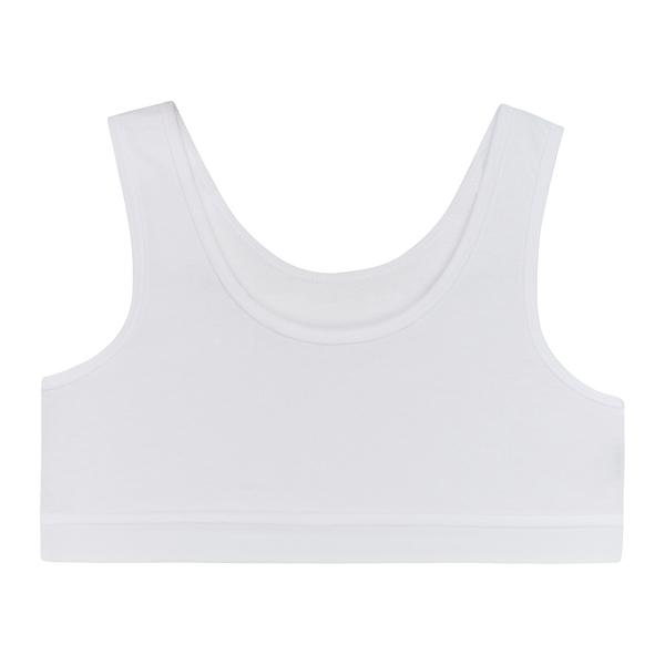 Ліф Garnamama Basic crop tops1 2-pack 110-116 Белый (815088.1171556) - Pampik - 4