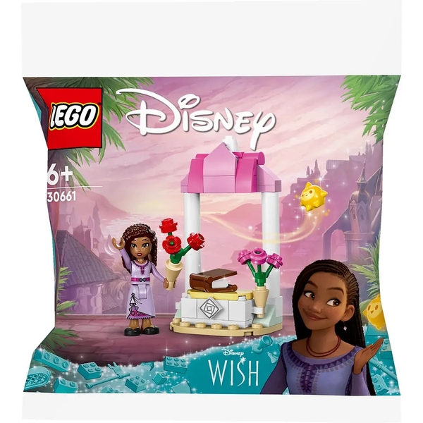 Конструктор LEGO Disney Вітальний стенд Аші, 46 деталей (30661) - Pampik