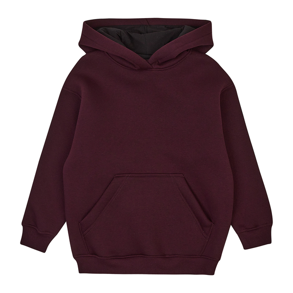 Худі на флісі Garnamama Oversize sport Big 158-164 Бордовий (1043360.1407297) - Pampik