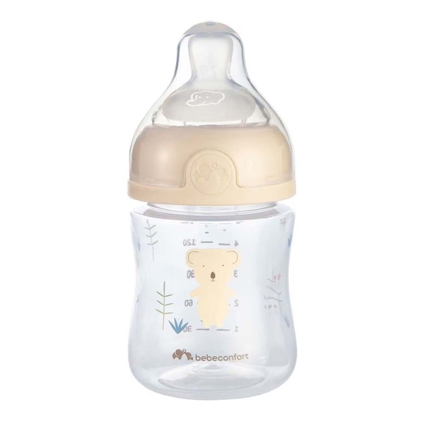 Набор для кормления Bebe Confort Physio Air с пустышкой и щеточкой Soft Sand (3101202500) - Pampik - 2