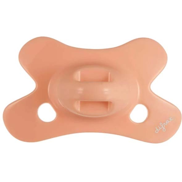 Пустушка силіконова Difrax Natural Uni, 0-6 міс, Peachy (UN123 Peachy) - Pampik