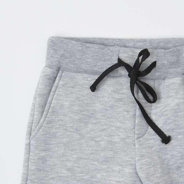 Спортивні штани на флісі Garnamama Basic Pants soft 98 Серый (657221.904261) - Pampik - 4