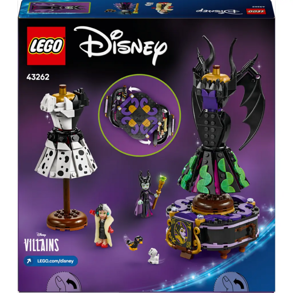 Конструктор LEGO Disney Сукні Малефісенти та Лютелли де Віль, 524 деталі (43262) - Pampik